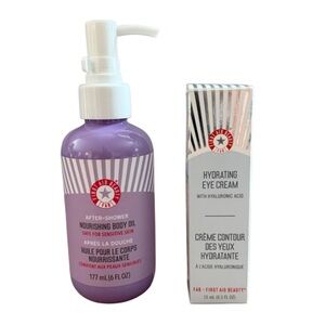 First Aid Beauty Nourishing Body Oil & Hydrating Eye Cream